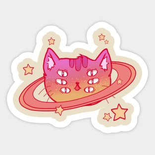 Space cat - Among the stars Sticker